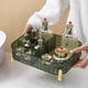thumbnail image 3 of Organizador de maquillaje para tocador, encimera organizadora de baño para cosméticos, cuidado de la piel, soporte para lápiz labial, pinceles, 27*20*9cm, 3 of 5