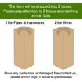 thumbnail image 4 of 10ft Outdoor Heavy Duty Metal Chicken Cages Large Pets Raise Crate Protector Playpen with Waterproof Top Yard, 4 of 9