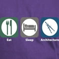thumbnail image 3 of CafePress - Eat Sleep Architecture Dark T Shirt - Men's Classic Graphic Cotton T-Shirt, 3 of 4