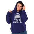 thumbnail image 5 of Taco Belle Mexican Fast Food Funny Hoodie Sweatshirt Women Men Brisco Brands S, 5 of 6