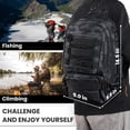 thumbnail image 5 of SUPER JOY Fishing Tackle Backpack Storage Bag, Outdoor Shoulder Backpack, Fishing Gear Bags with Rod Holder and Fishing Plier, 5 of 6
