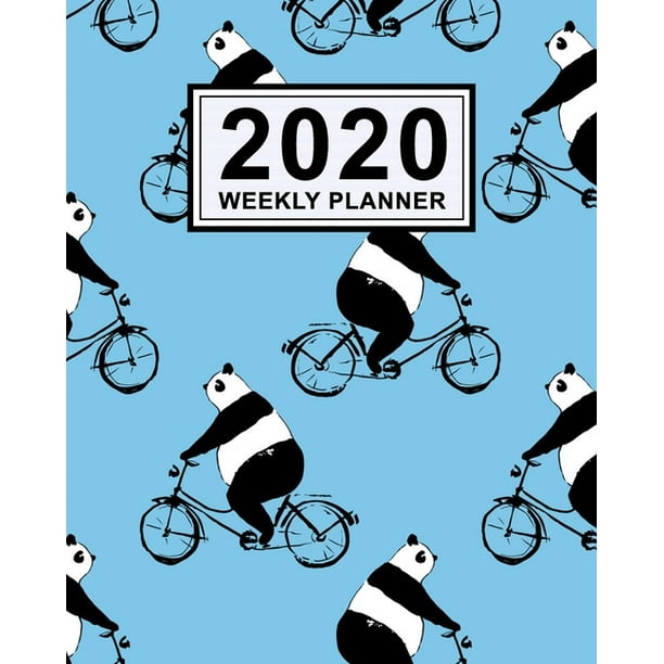 Panda Weekly Planner 2020: Panda 2020 Daily, Weekly & Monthly Calendar