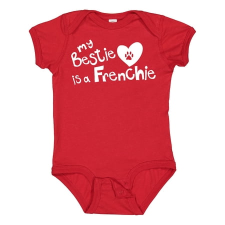 

Inktastic Bestie Frenchie Gift Baby Boy or Baby Girl Bodysuit