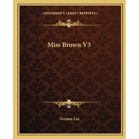 Miss Brown V3 (Paperback)