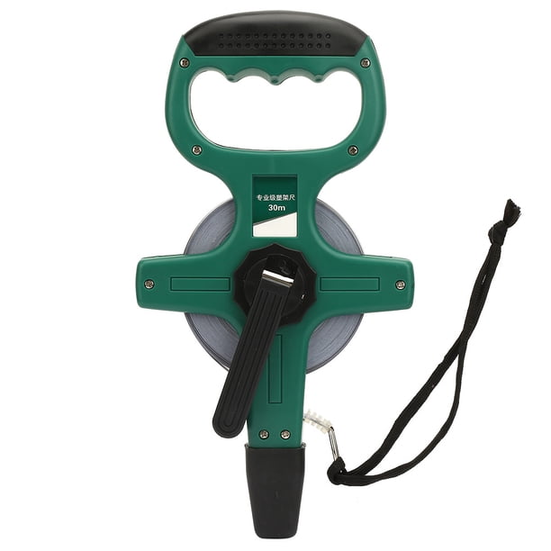 Cinta métrica portátil de plástico ABS, medida de construcción, 30m