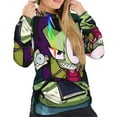 thumbnail image 3 of Invader Zim Sweatshirt For Womens Fashion Hoodies Pullover Athletic Daily Hoody Hooded Clothing Gift Large, 3 of 7