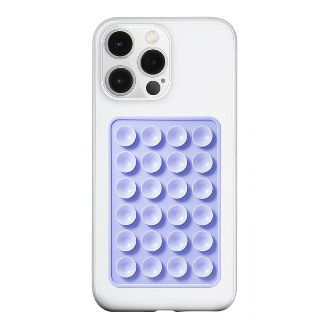 Lvshuliangpin - Funda De Silicona Con Ventosa Para Teléfono Móvil, Accesorio Adhesivo De Silicona Para Teléfonos Inteligentes, Espejo Manos Libres, Soporte Para Teléfono De Ducha Para Selfies, Vídeos