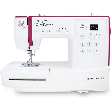EverSewn Sparrow Metal and Plastic 20-80 Stitch Computerized Sewing Machine