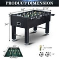 RayChee 55" Foosball Table, Soccer Game Table Football Arcade with