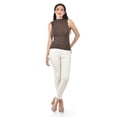 thumbnail image 5 of Blusa sin mangas con cuello alto /Juvenil, 0238 (Cafe) cafe CH, 5 of 5