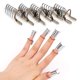 thumbnail image 4 of Herramienta de forma de guía de extensión de puntas de uñas acrílicas de Gel UV reutilizable, Protector de formas de extensión de uñas francesas para manicura, 4 of 5