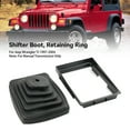 thumbnail image 1 of Shifter Boot Retainer Bezel Ring Manual Trans Fit for Jeep Wrangler TJ 1997-2004, 1 of 10