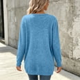 thumbnail image 2 of Fengqque Women’s Open Front Cardigan Sweater Long Sleeve Loose Casual Knit Coat with Side Pockets Soft Lightweight Mid‑Length Cover Up for Fall Winter, 2 of 8