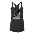 thumbnail image 2 of Wild Bobby Ford Shelby GT Rims Vintage Women Tri-Blend Racerback Tank Top, 2 of 6
