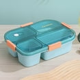 thumbnail image 1 of Hyknon Bento Box Lunch Box For Office Workers Microwave Oven Heating Special Bento Box Partition Type With Rice Lunch Box Fresh-keeping Box Food Grade Bento Lunch Box with Compartment, 1 of 5