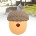 thumbnail image 6 of Dog Ball Toy Treat Dispensing Ball Pet Slow Feeder Interactive Dog Food Toy Grey With Yellow, 6 of 8