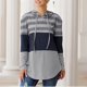 thumbnail image 2 of Gibobby Blusa Mujer Top informal con capucha de manga larga con estampado de colores a cuadros y para mujer（Gris， L), 2 of 4