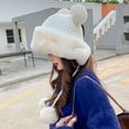 MANHUJI Sleeping Caps For Women Winter Pompom Beanie Hats For Women