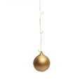 thumbnail image 1 of Roman 56573 - 78" Battery Operated Warm White LED Christmas Light String Set with Decorative Gold Ball, 1 of 1