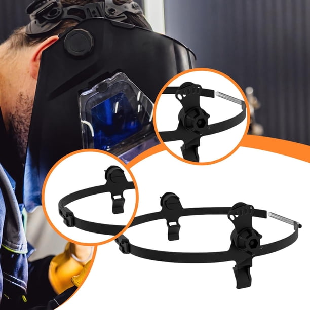Adaptador para casco de seguridad, diadema para soldar, adaptador de soldadura eléctrica ligero y ajustable, accesorio para lámpara de cabeza de solda