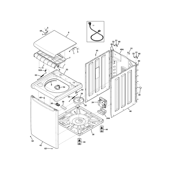 Frigidaire / Electrolux 137456300 Grommet - OEM Part