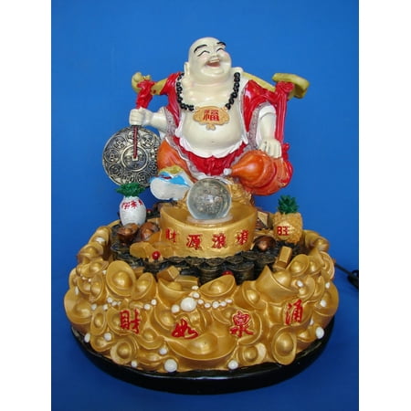 Buddha Water Fountain Carrying Coin and Wu Lou