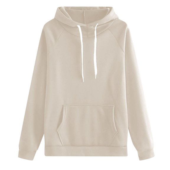 Fgnfyis Women Hoodies Fashionable Solid Hooded Pullover Pocket Casual Comfortable Fit Womens Sweatshirt