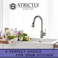 thumbnail image 5 of Strictly Sinks Traditional Pull Down Kitchen Faucet Nickel 360° Swivel Spout Spray & Stream Modes, 5 of 8