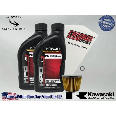 Cyclemax Standard KPO Oil Change Kit fits 1986-2007 Kawasaki NINJA 250R