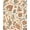 Beige, Pattern 3, variant on ODIKA 8'x10' Washable Area Rug Autumn Floral Elegance Vintage Design Elegant Motifs with Classic Ornate Detailing for Living Room, Under Sectional, Family , Durable, Non-Slip