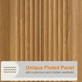 thumbnail image 2 of Brafab Wood Buffet Cabinet with Fluted Doors, Accent Sideboard Storage Credenza Multifunctional Console Table for Living Room, Dining Room, 2 of 7