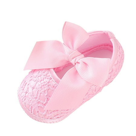 

ZMHEGW Spring And Summer Boys And Girls Toddler Shoes Mesh Bow Soft Bottom Light Breathable And Comfortable