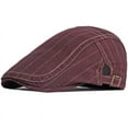 thumbnail image 5 of SikaFu Beret Cap Spring Summer Caps for Men Women Adjustable Striped Ivy Newsboy Flat Cap Male Female Arist Painter Hat Berets, 5 of 6