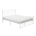 thumbnail image 2 of OakvillePark Bernal Heights Metal Platform Bed, Full, White, 2 of 4