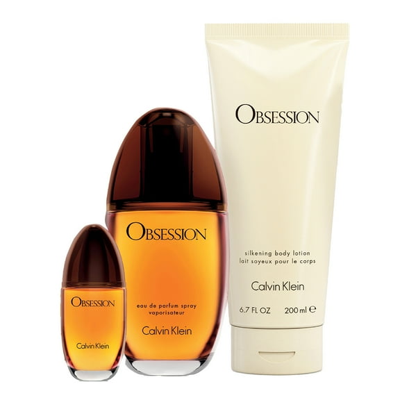 Calvin Klein Obsession, Perfume Gift Set for Women, 3 Pieces