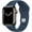 Graphite Stainless Steel Case with Abyss Blue Sport Band, variant on Apple Watch Series 7 GPS, 45mm Blue Aluminum Case with Abyss Blue Sport Band - Regular