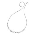thumbnail image 5 of 925 Sterling Silver Fancy Necklace Chain Polished Infinity with 2in ext. 16 inch, 5 of 5