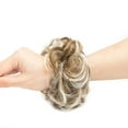 thumbnail image 5 of Women Girls Natural Messy Hair Bun Updo Extensions Wrap Curly Hair Scrunchie Ponytail Hairpieces With Elastic Rubber Band Hairpiece Synthetic Hair Scrunchies Hair Piece Bun, 5 of 7