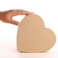 thumbnail image 3 of 2pc Kraft Heart Paper Mache Boxes & Rose Filler (Fuchsia) Sets - for Valentines & Gifts - Factory Direct Craft, 3 of 6