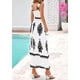 thumbnail image 2 of Vestido PRETTYGARDEN 2025 Maxi Floral sin Mangas Blanco XXL, 2 of 8