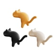 thumbnail image 1 of Ganchos para escritorio con forma de gato, sin taladro, organizadores de escritorio para llaves, bolsos y auriculares., 1 of 8