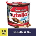 thumbnail image 3 of (2 pack) Nutella & Go! Hazelnut Spread with Breadsticks, On-the-Go Snack Cups, Snack Packs, 1.8 oz, 3 of 20
