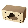 thumbnail image 3 of Cat Scratching Pad House Bed Recyclable Corrugated Material Hollowed Out Pattern AIR VEHICLE 55x30x28cm, 3 of 9
