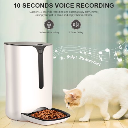 Livingbasics 1 56 Gallon 7l Automatic Pet Feeder Food Dispenser
