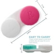thumbnail image 3 of 12 PCS Contact Lens Case, Colorful Contact Case Left/Right Eyes, Portable Contact Lens Box, Bulk Box Holder Soak Storage Kit, Contact Lens Container f, 3 of 5