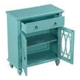 thumbnail image 4 of Canddidliike 31.5" Wooden Accent Console Storage Cabinet for Hallway Entryway Display, Navy Green, 4 of 9