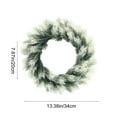 thumbnail image 3 of Neoyler Artificial Plants Christmas Wreath Indoors Outdoors with Realistic Lifelike Design Festive Home Decor Suit Entryways Living Rooms Customizable Ornaments Addition Easy to Clean 13.4in Green, 3 of 6