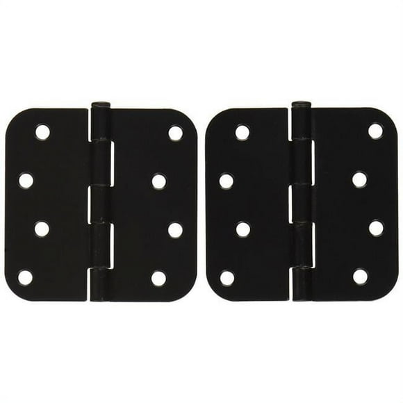 Deltana S44R51B 4 x 4 x 0.62 in. Radius Hinge Steel-US1B