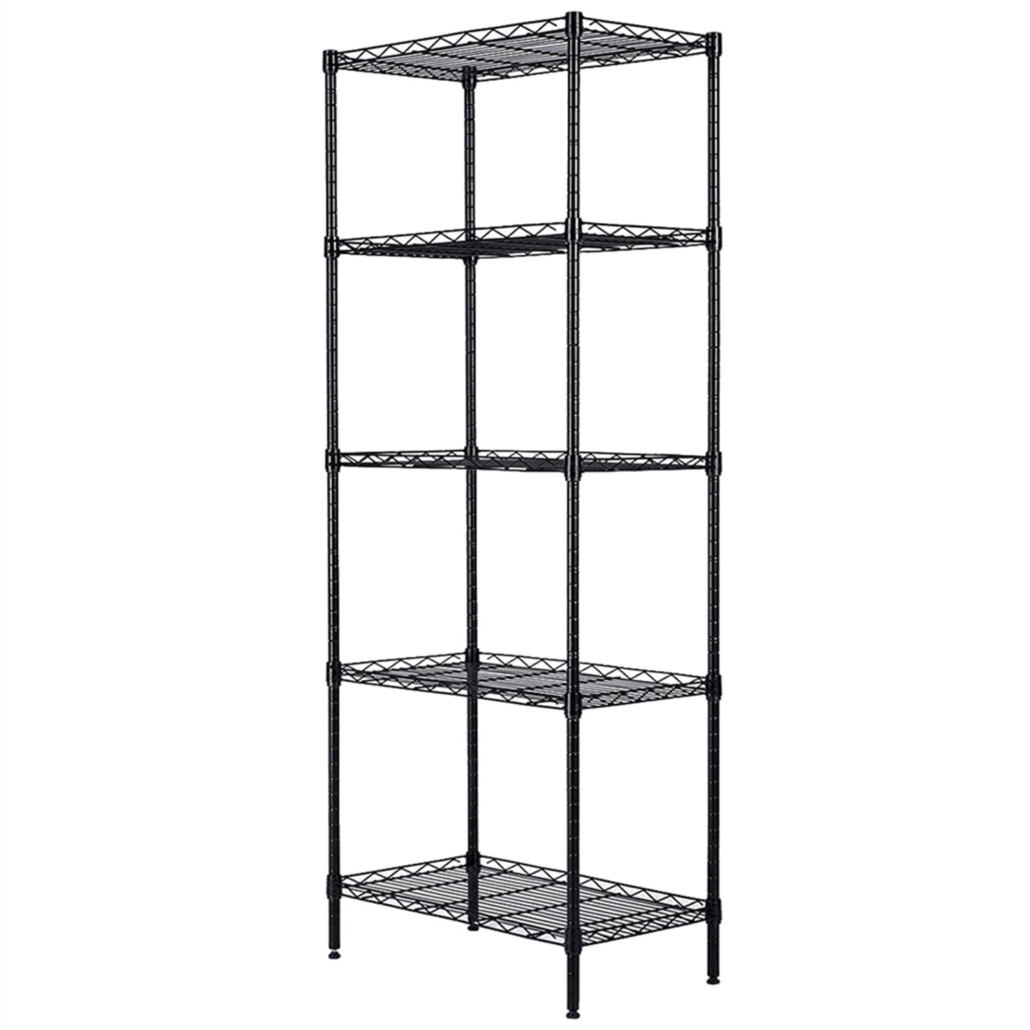 Buy Metal Rack and Shelves, Upgraded 5Shelf Wire Shelving Unit for