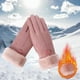 thumbnail image 1 of Guantes cálidos de piel y lana, de cachemira de invierno y gruesos, versión coreana, para niñas, para otoño e invierno, para ciclismo al aire libre, guantes fríos., 1 of 1